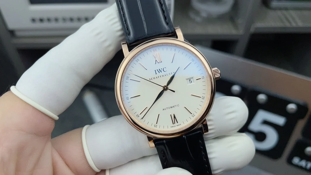 IWC Rose Gold — photographed off the sweep