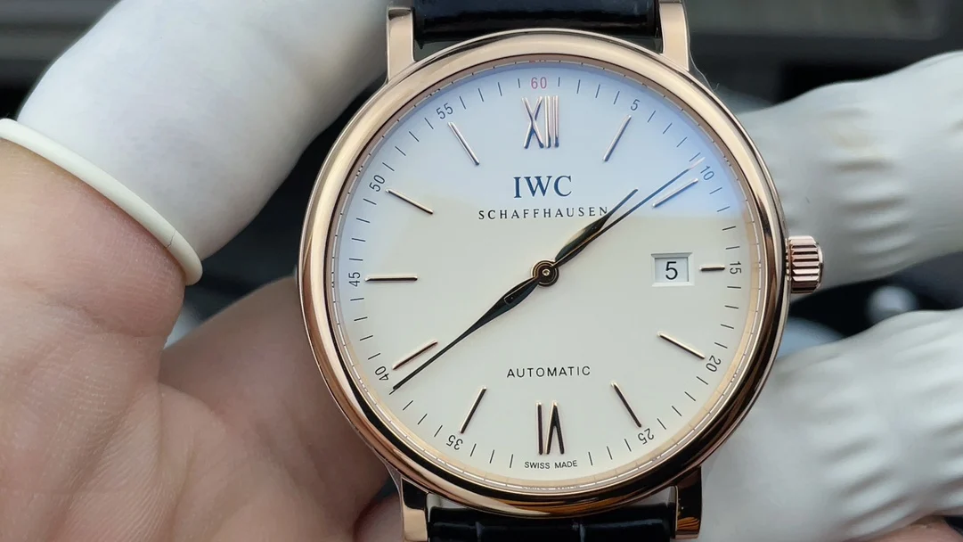 IWC Rose Gold — photographed off the sweep