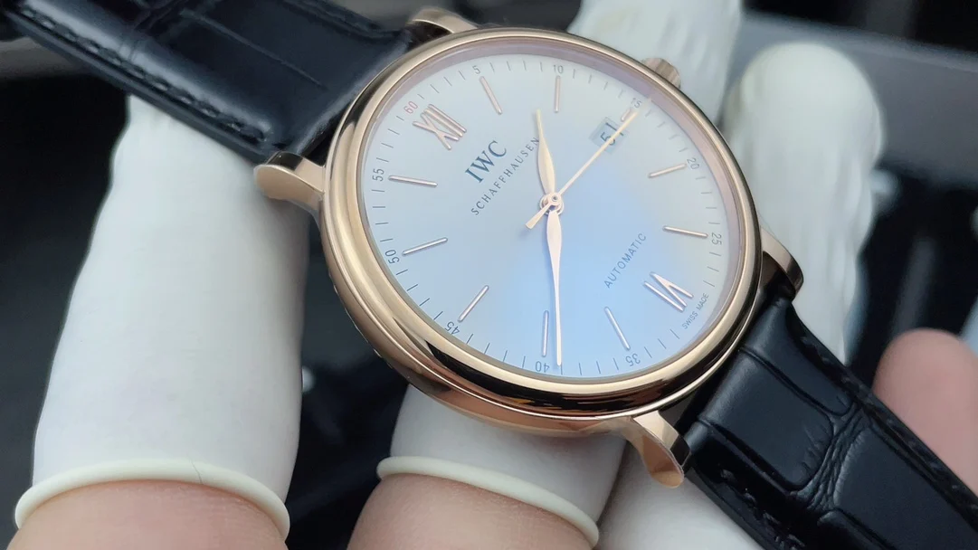 IWC Rose Gold — photographed off the sweep