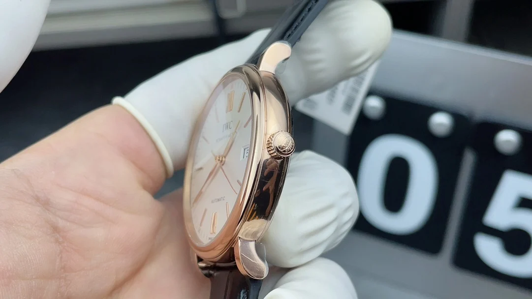 IWC Rose Gold — photographed off the sweep