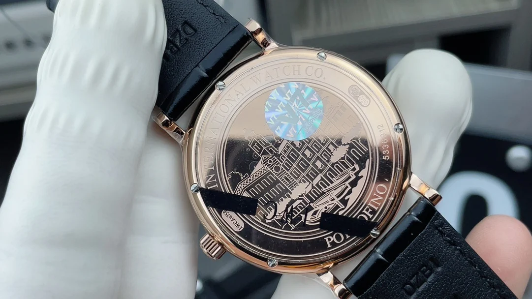 IWC Rose Gold — photographed off the sweep
