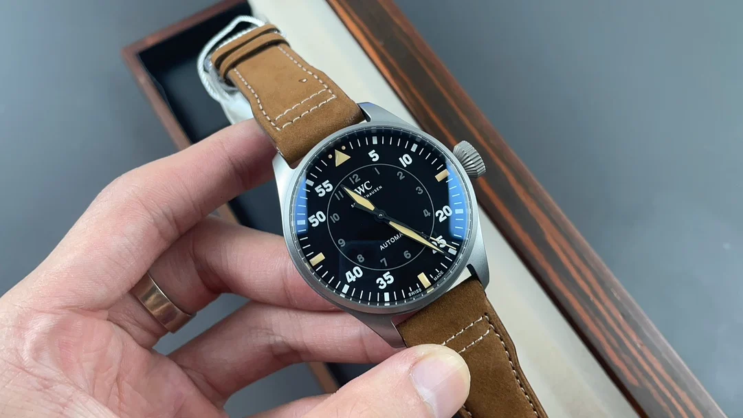 IWC Titanium — photographed off the sweep