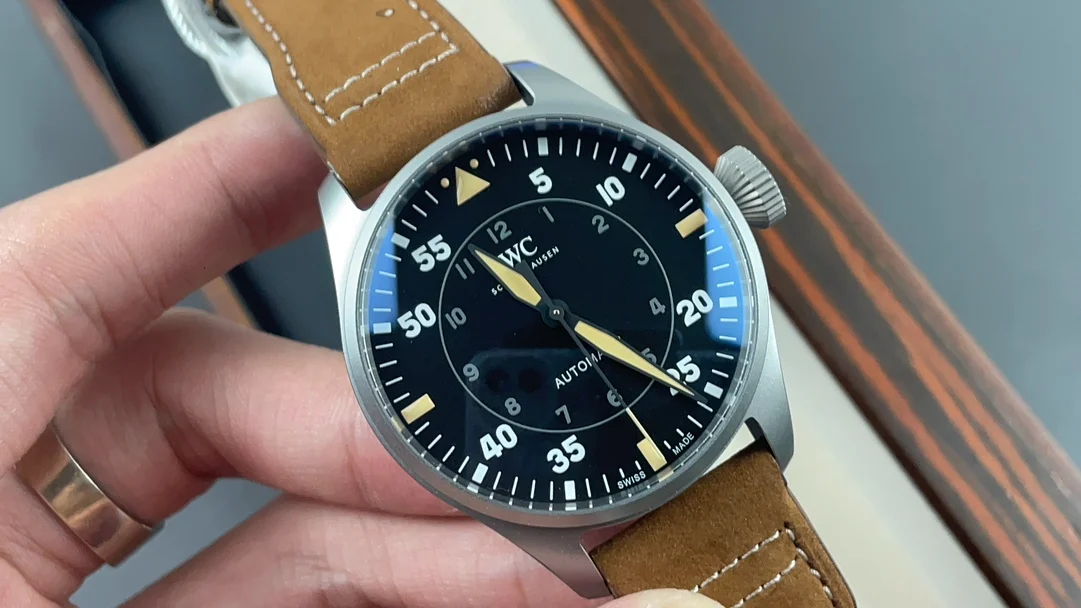 IWC Titanium — photographed off the sweep