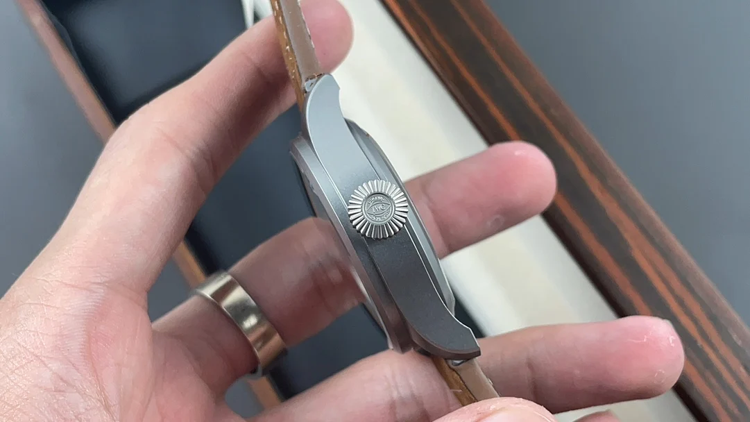 IWC Titanium — photographed off the sweep