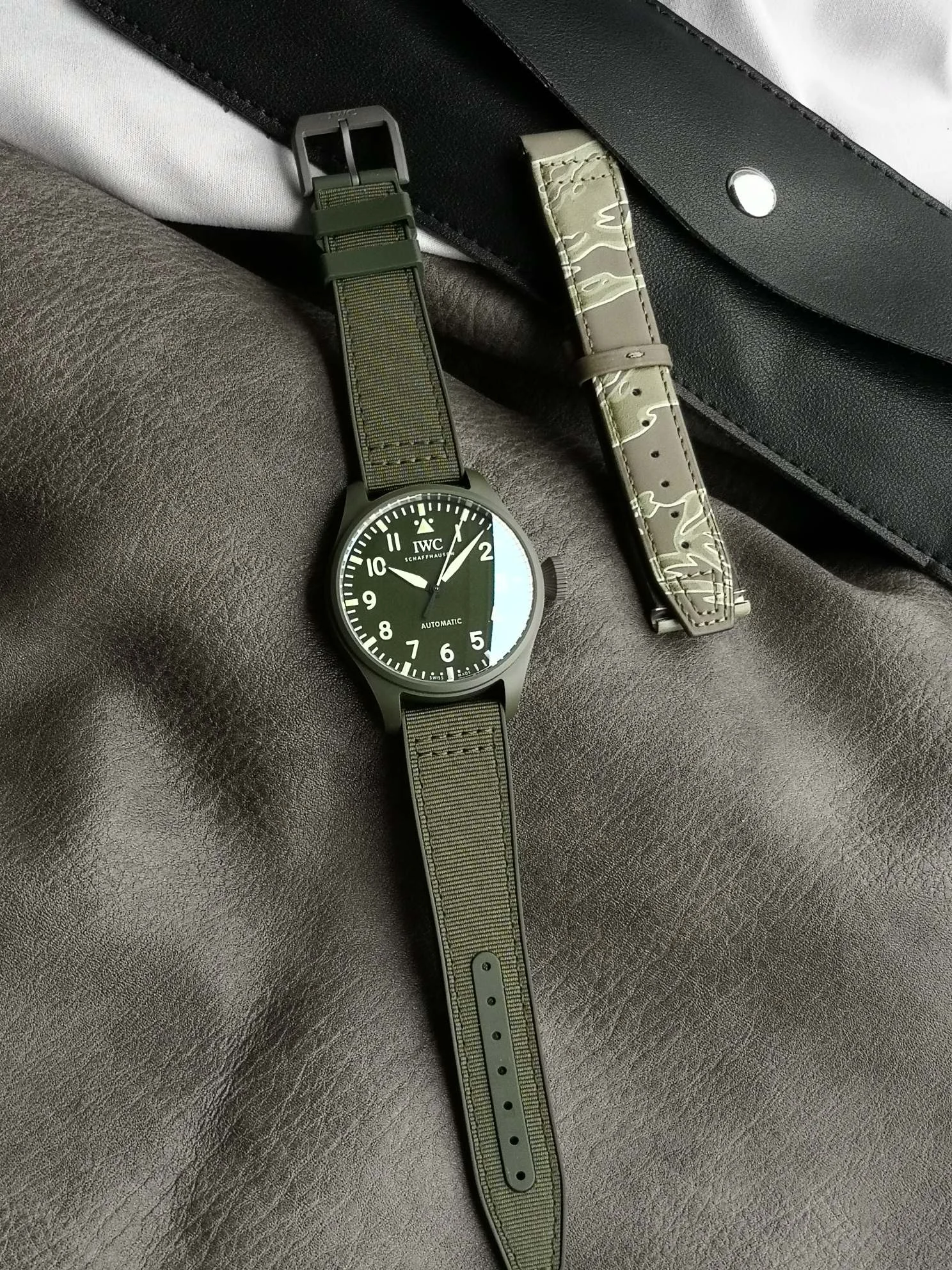 IWC Titanium Green Dial
