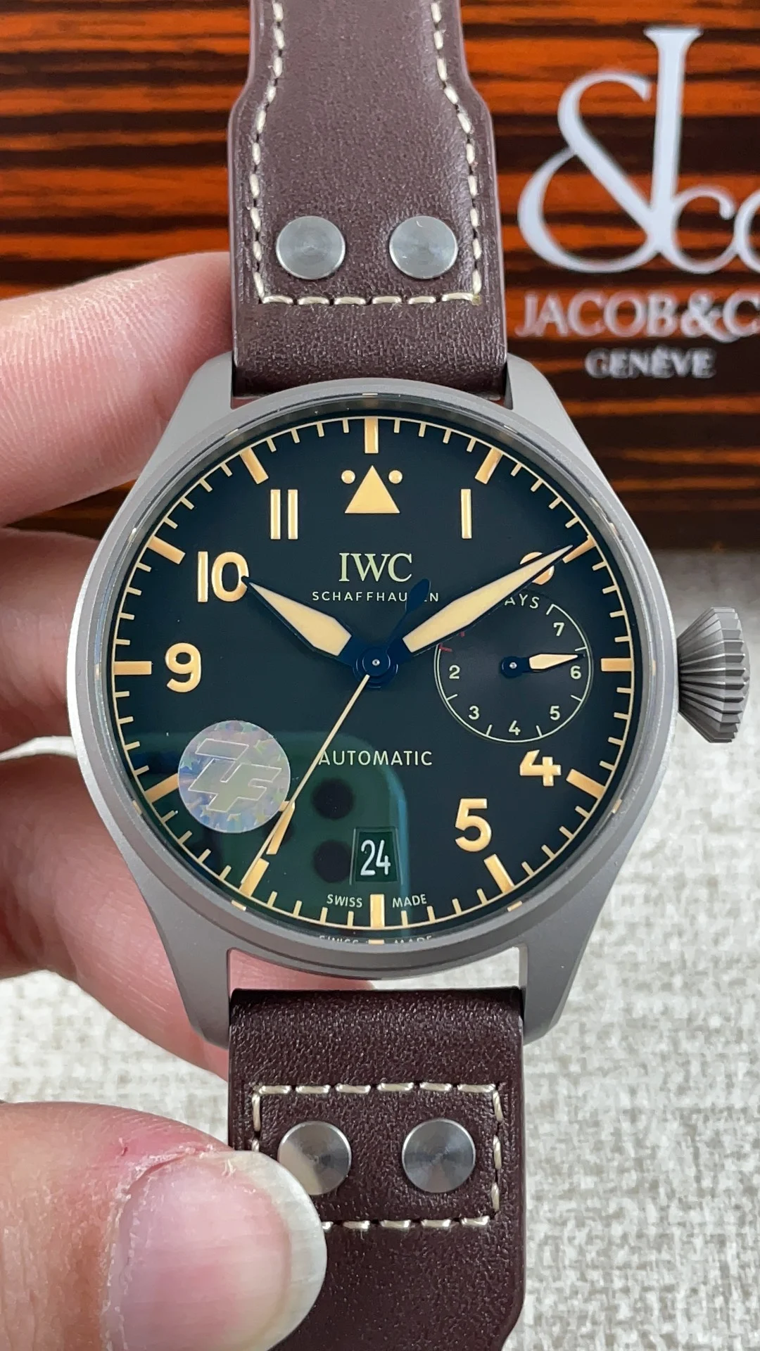 IWC Titanium — photographed off the sweep
