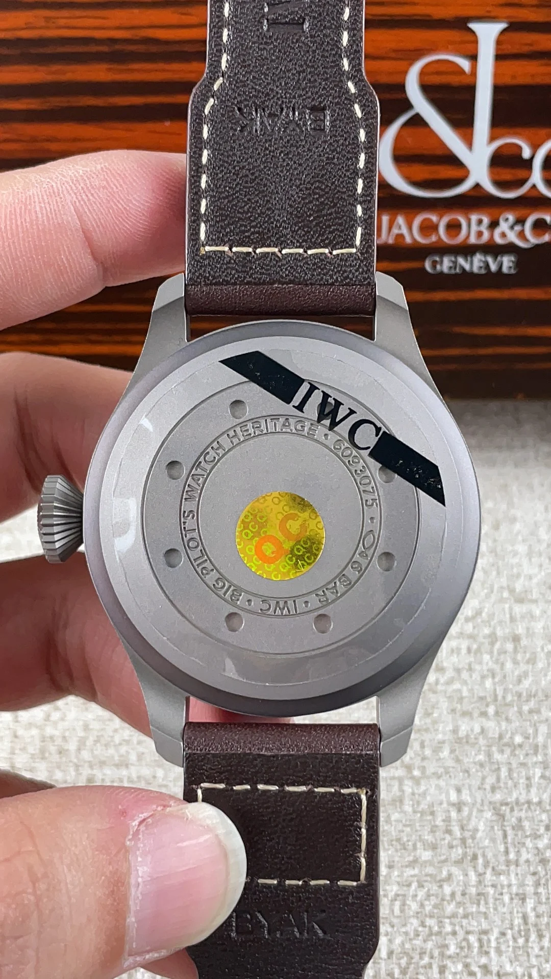 IWC Titanium — photographed off the sweep