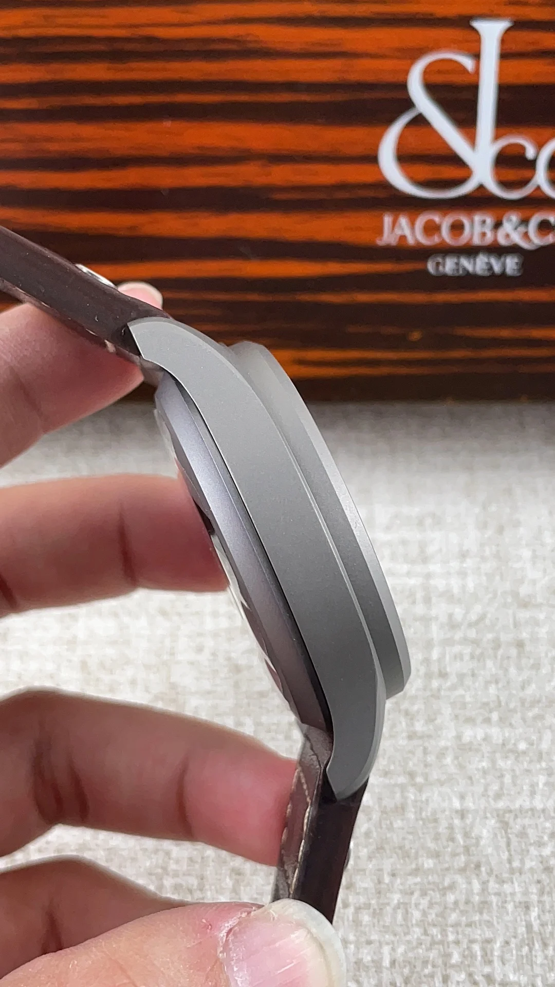 IWC Titanium — photographed off the sweep