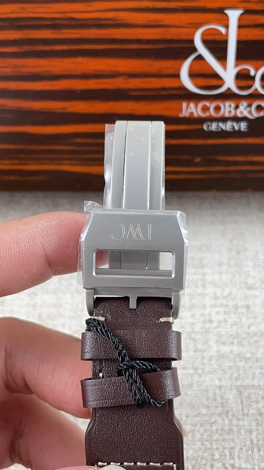 IWC Titanium — photographed off the sweep