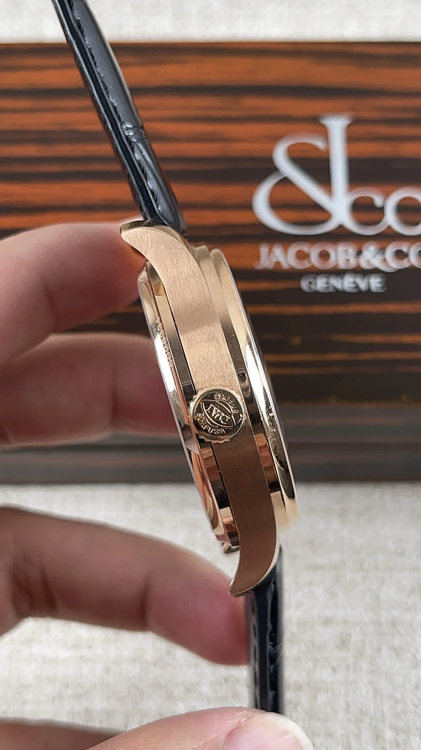 IWC Tourbillon — photographed off the sweep