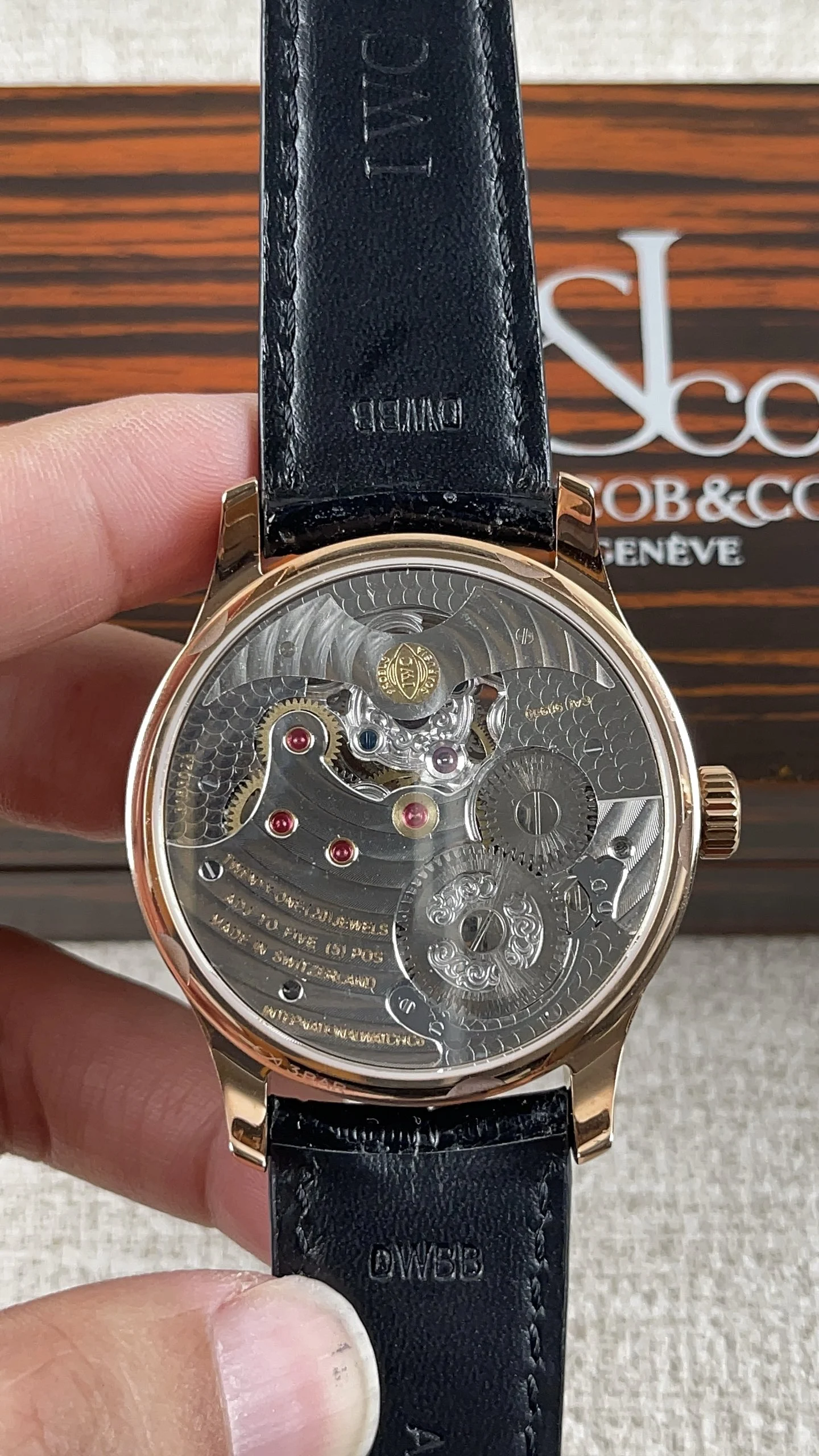 IWC Tourbillon — photographed off the sweep