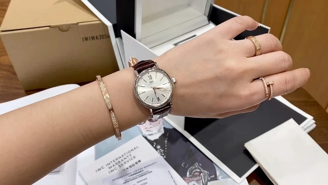 IWC Women's Model — photographed off the sweep