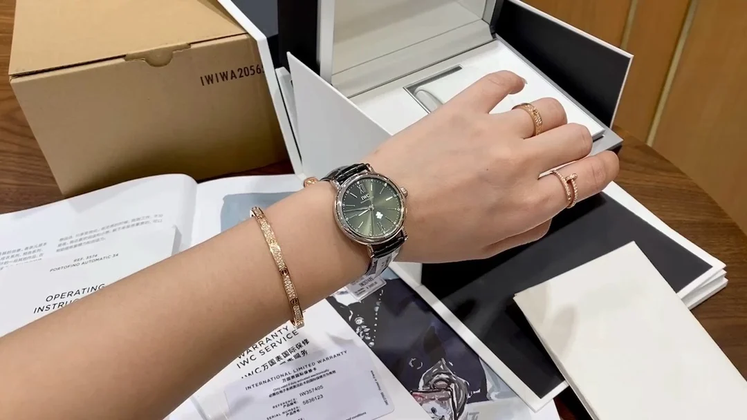 IWC Women's Model — photographed off the sweep