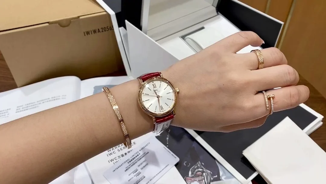IWC Women's Model — photographed off the sweep
