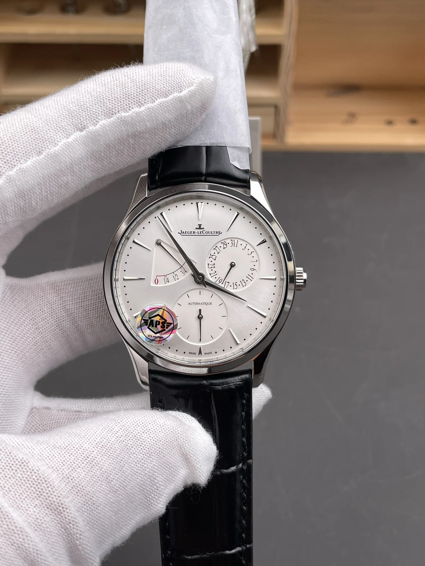 Jaeger-LeCoultre 39mm — photographed off the sweep