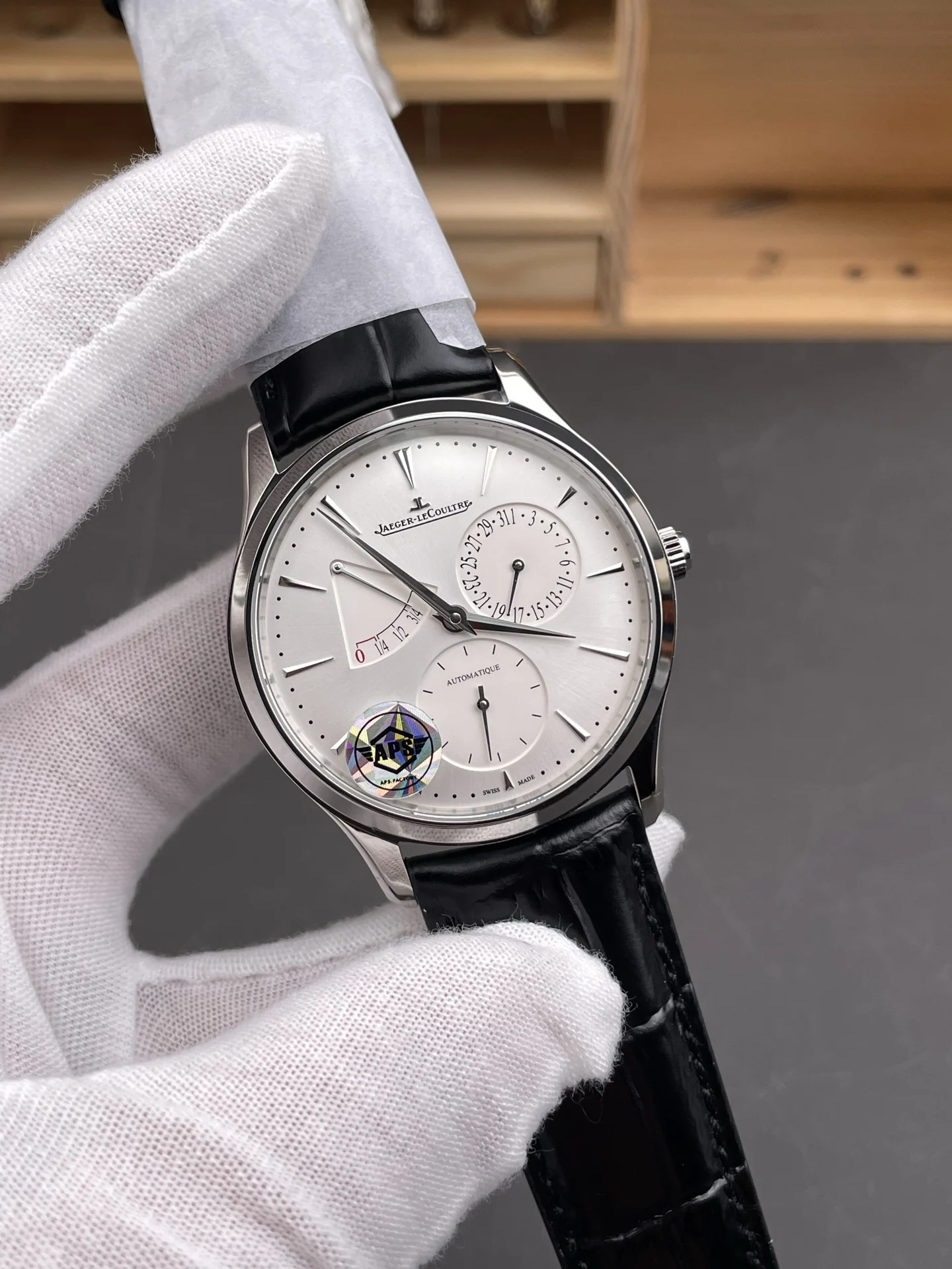 Jaeger-LeCoultre 39mm — photographed off the sweep
