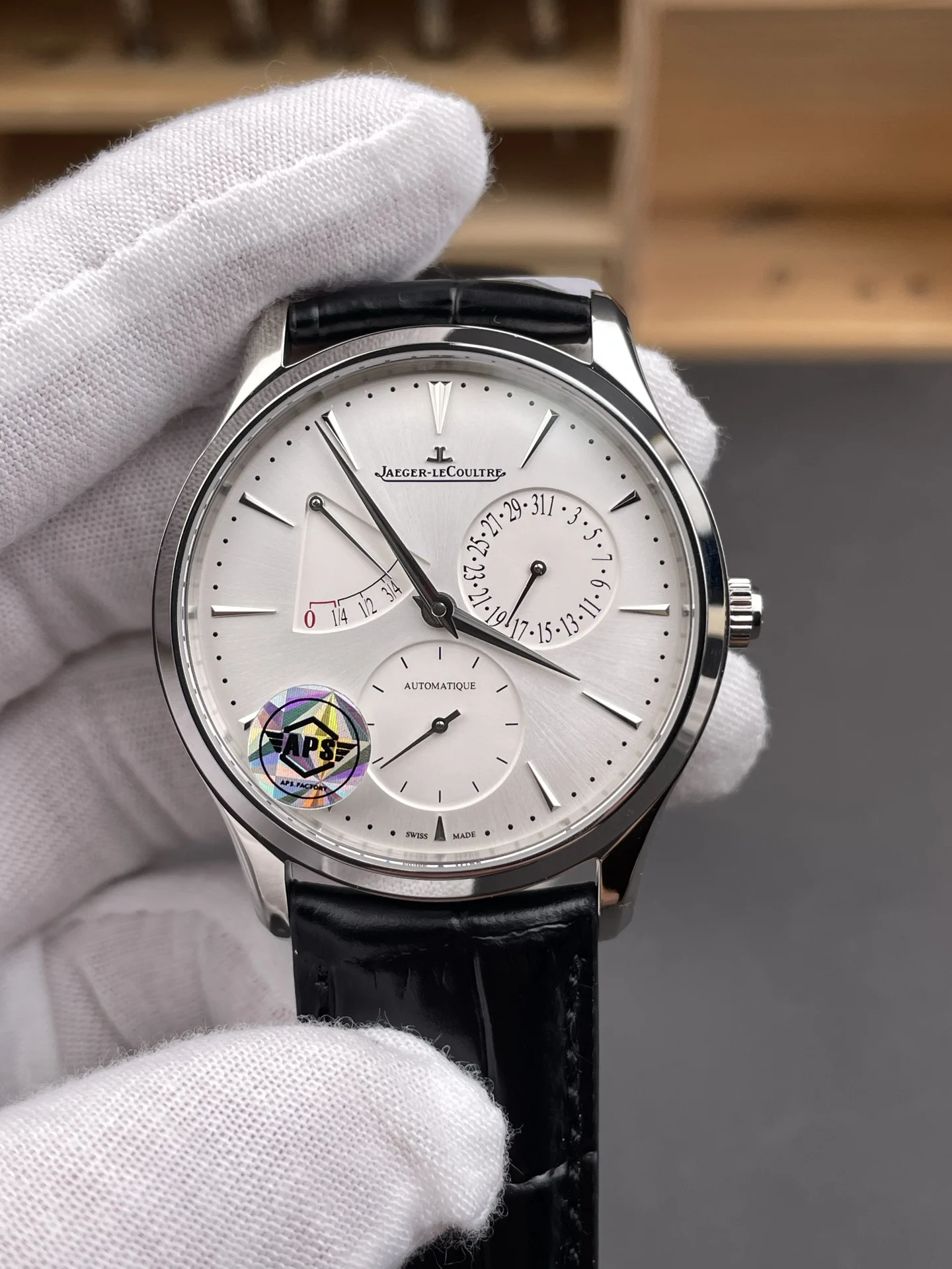 Jaeger-LeCoultre 39mm — photographed off the sweep