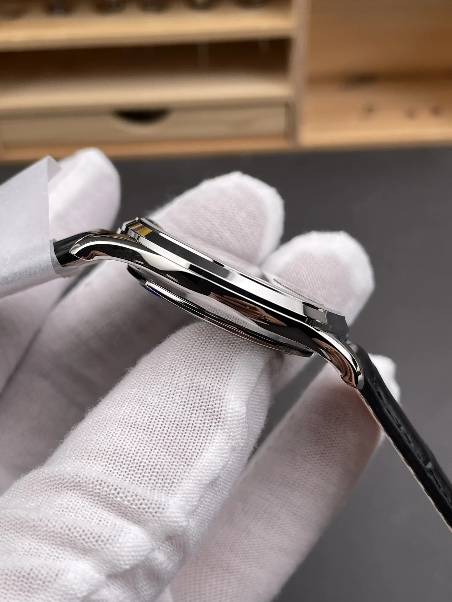 Jaeger-LeCoultre 39mm — photographed off the sweep