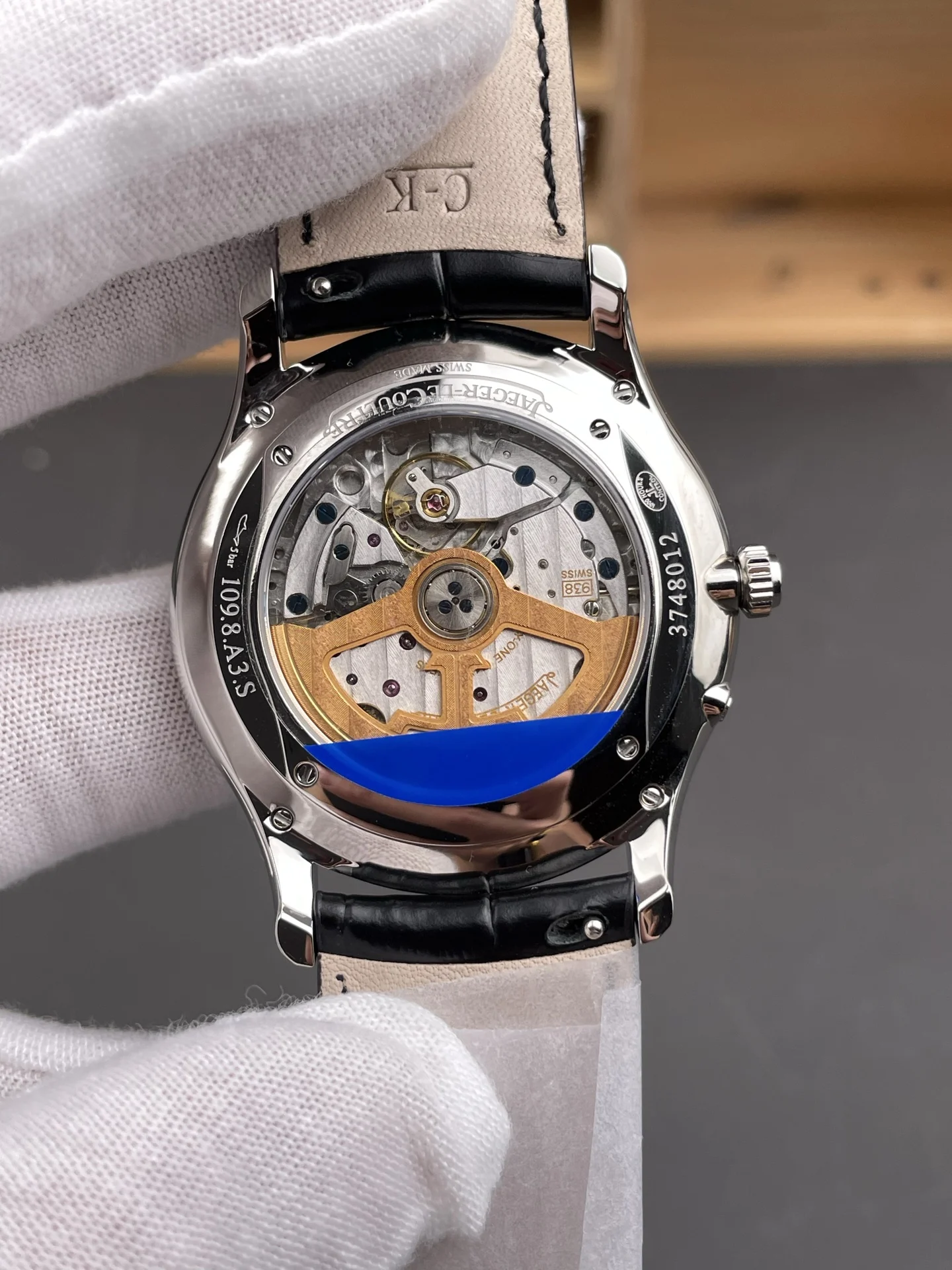 Jaeger-LeCoultre 39mm — photographed off the sweep