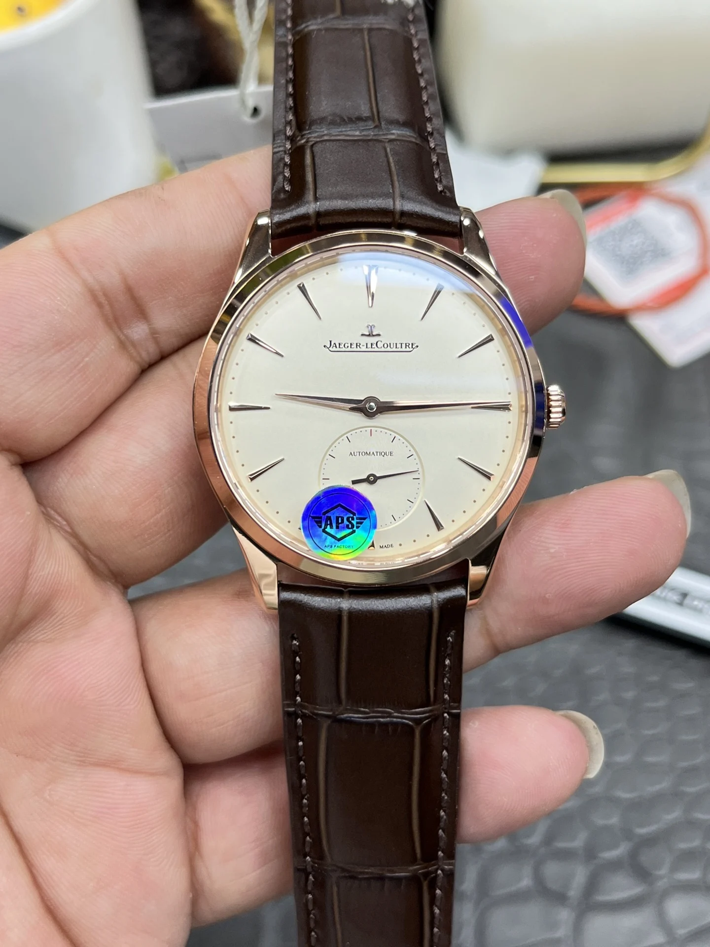 Jaeger-LeCoultre 39mm — photographed off the sweep