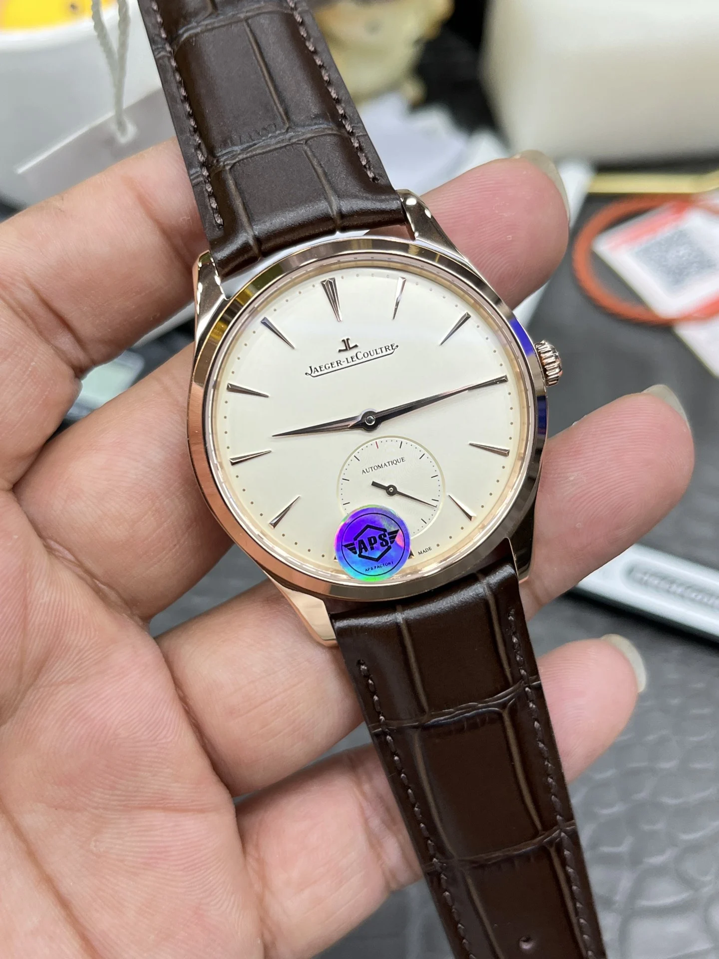 Jaeger-LeCoultre 39mm — photographed off the sweep