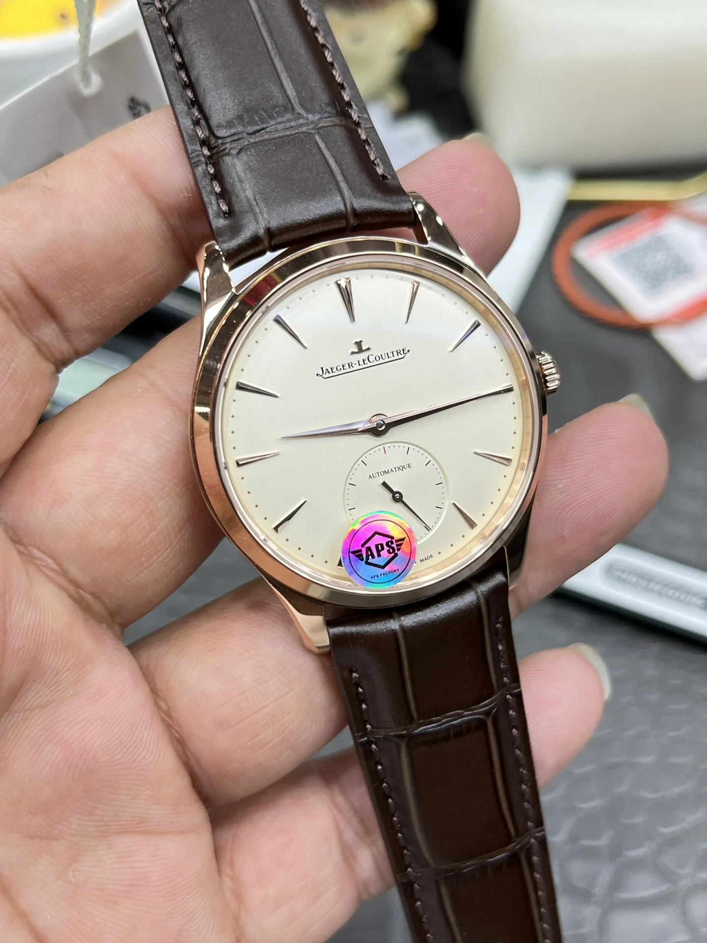 Jaeger-LeCoultre 39mm — photographed off the sweep