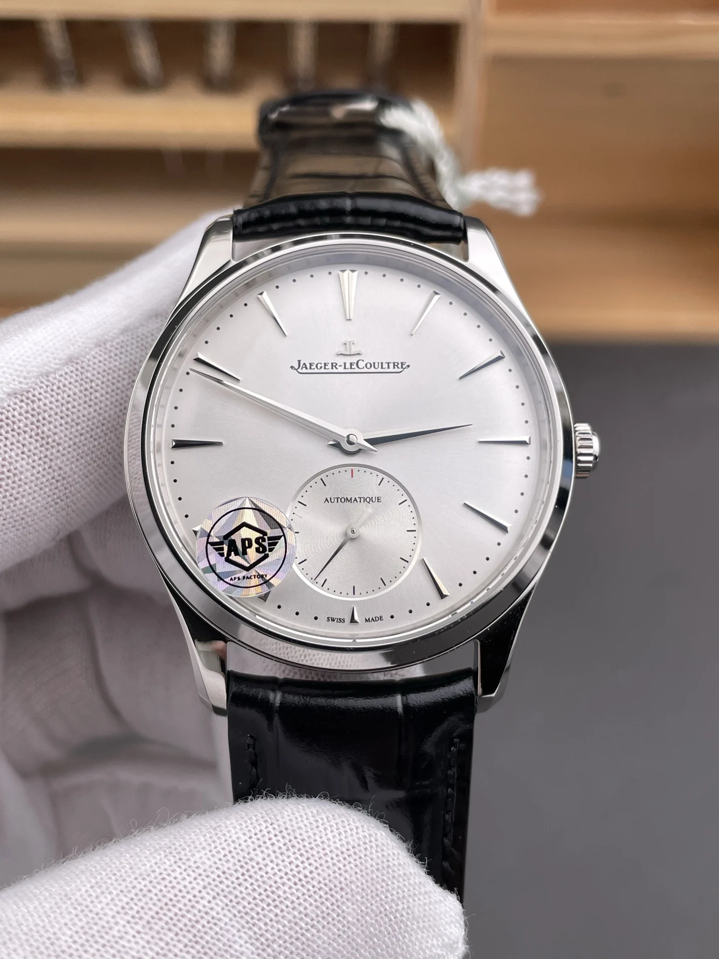 Jaeger-LeCoultre 39mm — photographed off the sweep