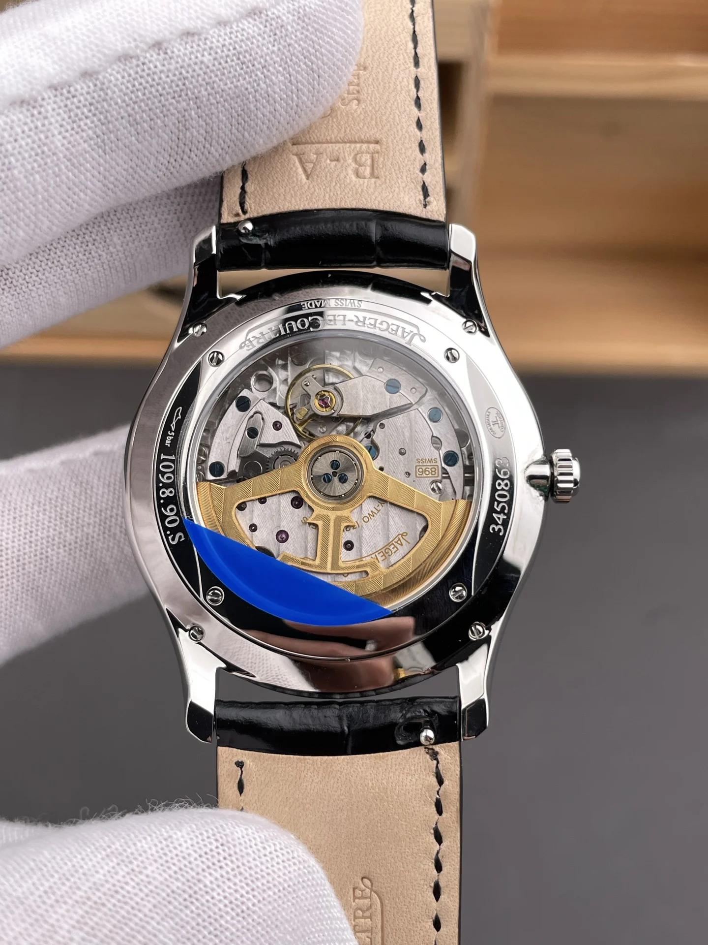 Jaeger-LeCoultre 39mm — photographed off the sweep
