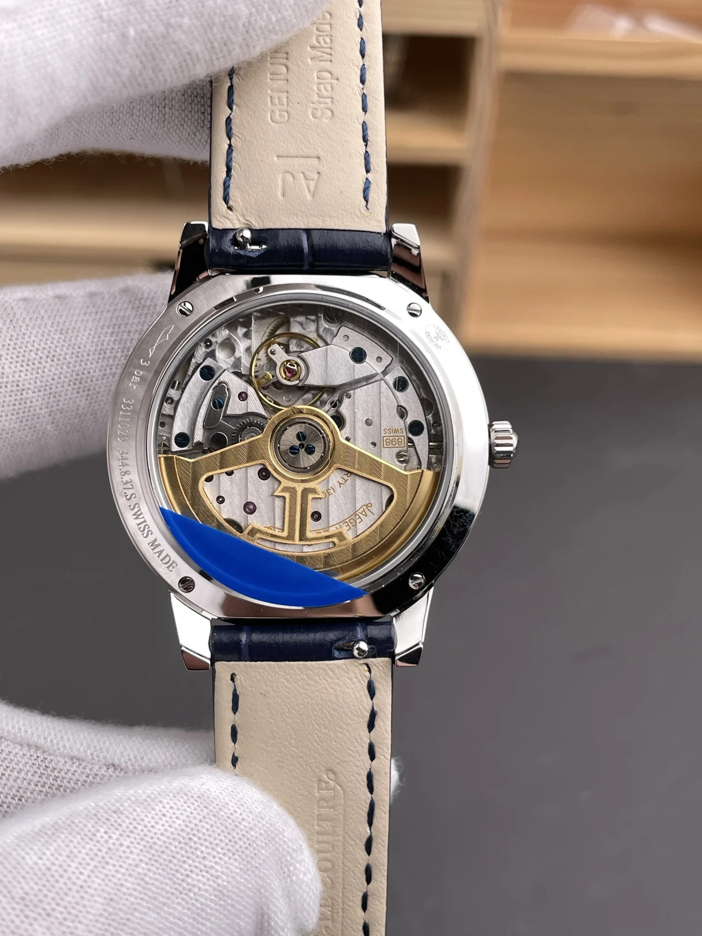 Jaeger-LeCoultre Diamond-Set 34mm — photographed off the sweep