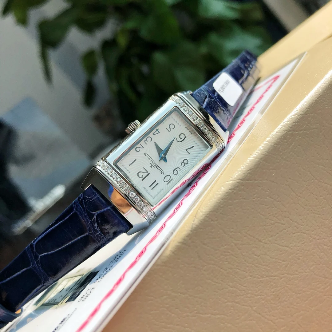 Jaeger-LeCoultre Diamond-Set 41.1 × 20mm — photographed off the sweep