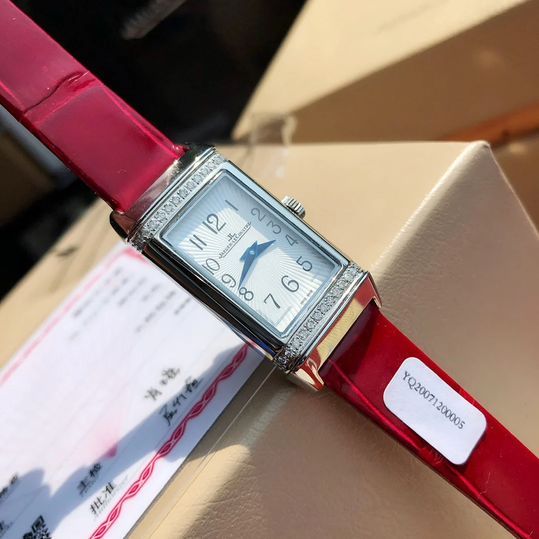 Jaeger-LeCoultre Diamond-Set 41.1 × 20mm — photographed off the sweep