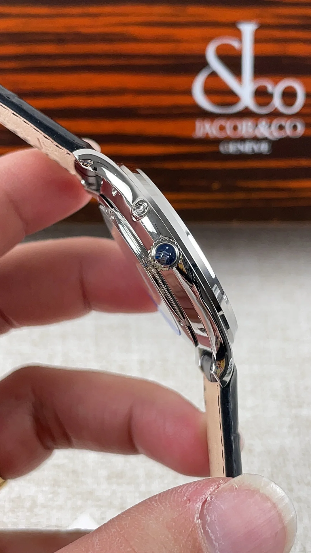 Jaeger-LeCoultre Moon Phase — photographed off the sweep