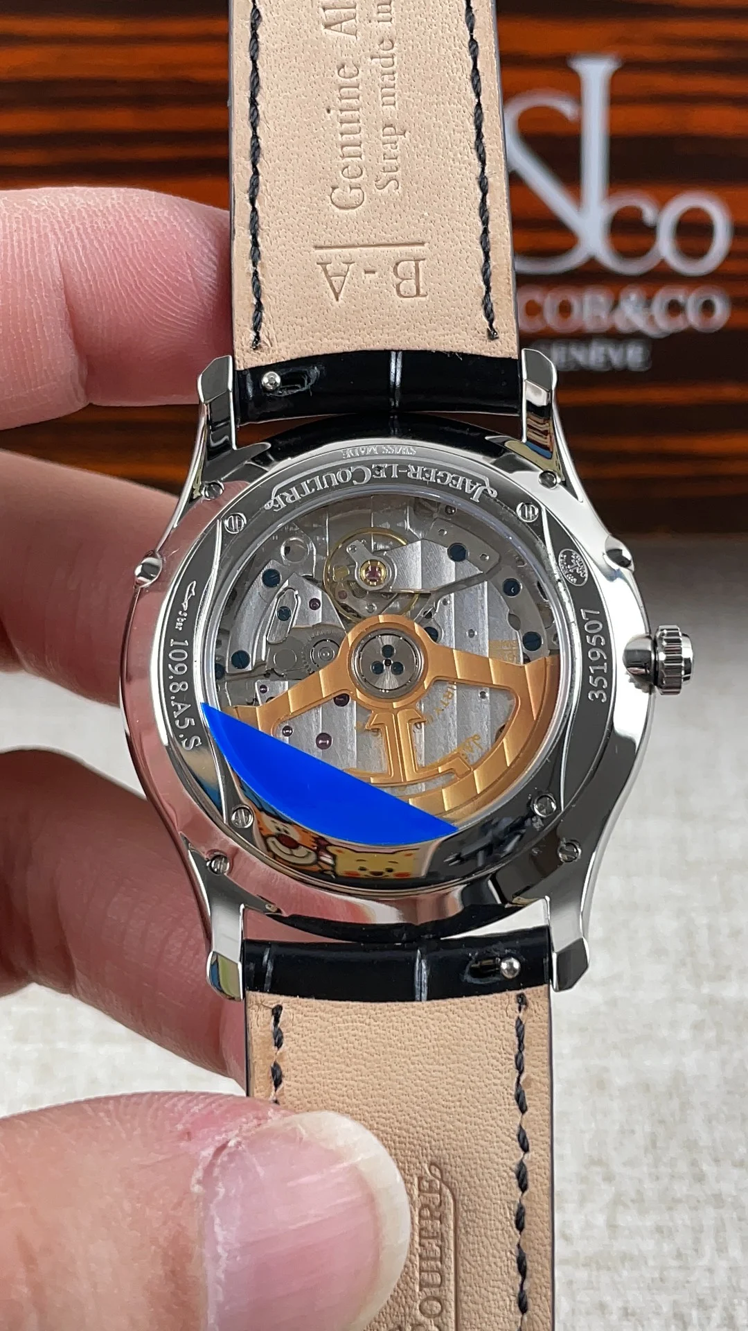 Jaeger-LeCoultre Moon Phase — photographed off the sweep