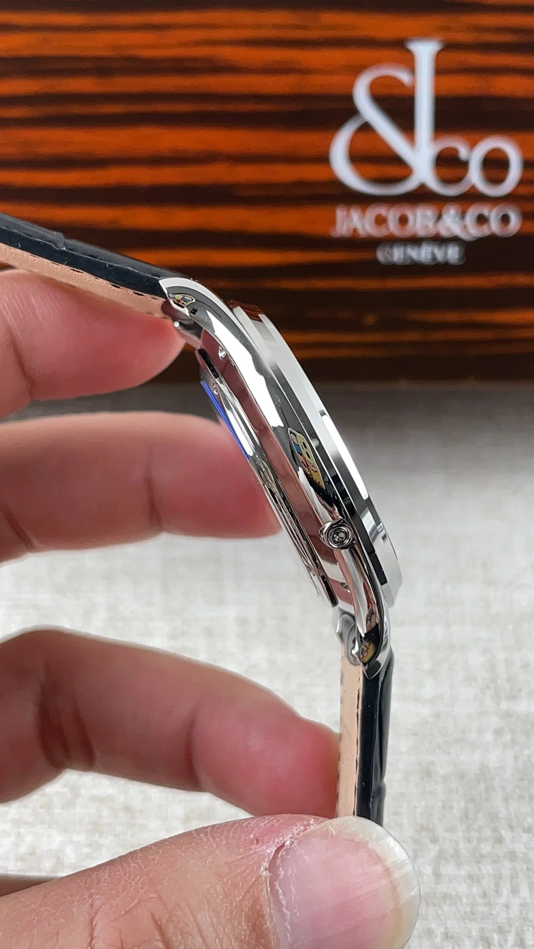 Jaeger-LeCoultre Moon Phase — photographed off the sweep