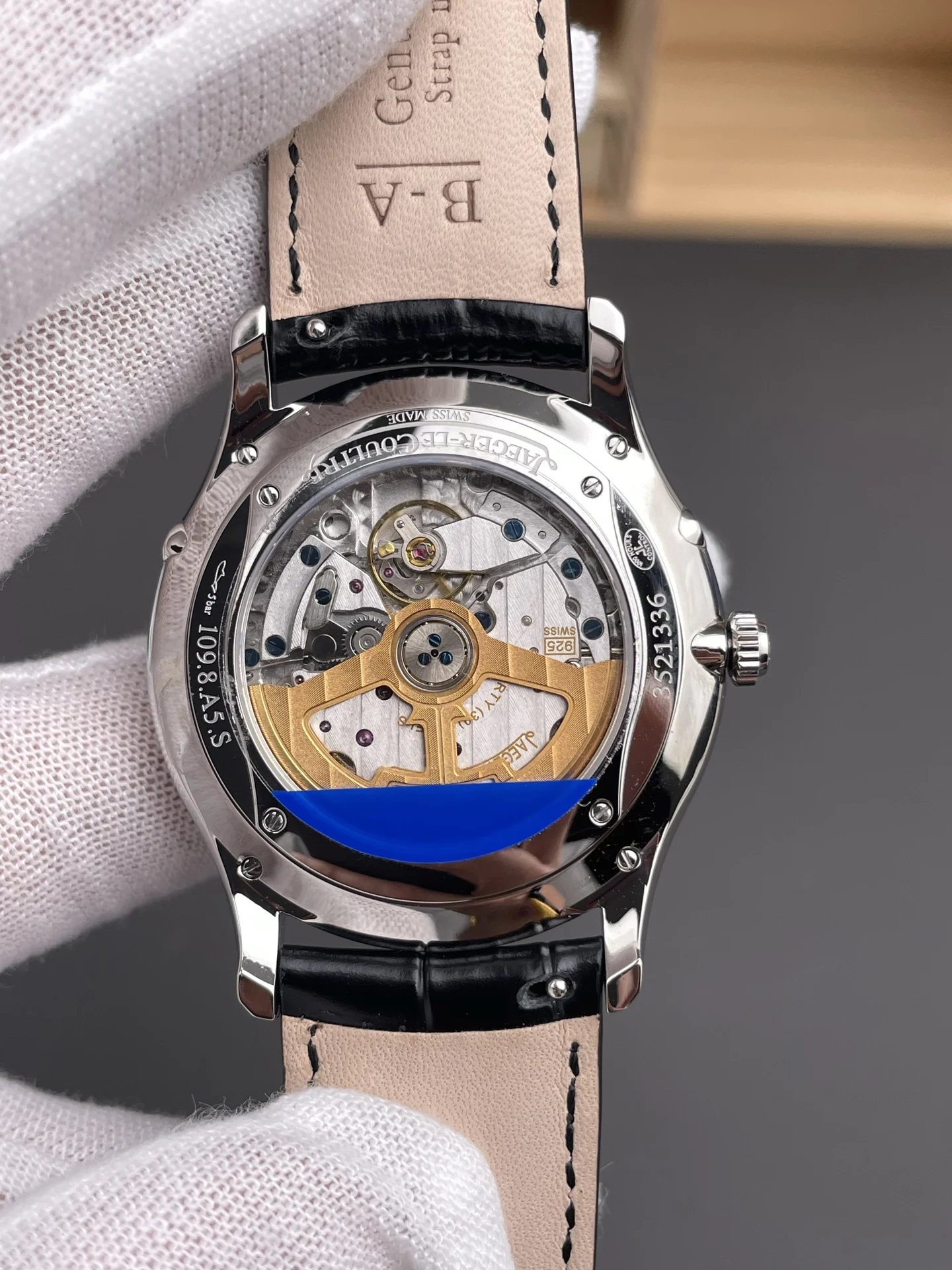 Jaeger-LeCoultre Moon Phase 39mm — photographed off the sweep
