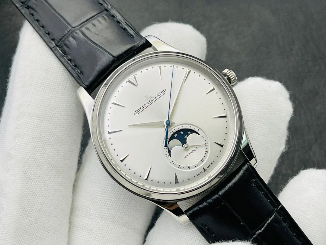 Jaeger-LeCoultre Moon Phase 39mm — photographed off the sweep