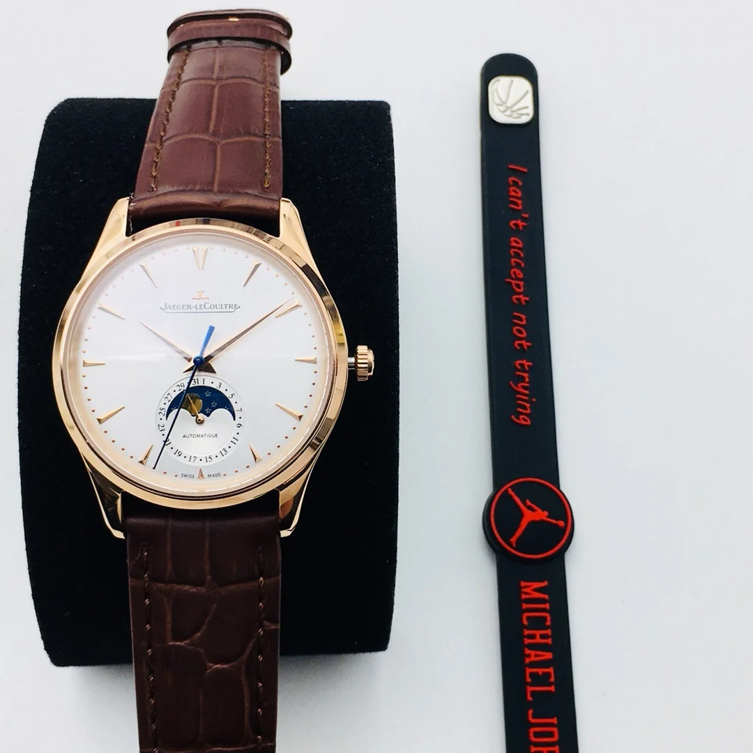 Jaeger-LeCoultre Moon Phase 39mm — photographed off the sweep