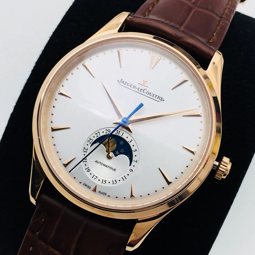 Jaeger-LeCoultre Moon Phase 39mm — photographed off the sweep