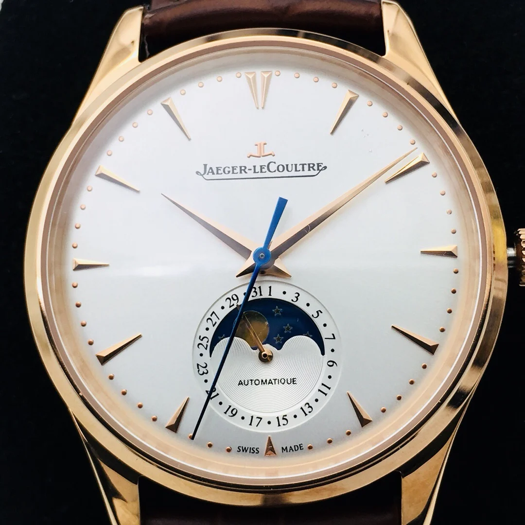 Jaeger-LeCoultre Moon Phase 39mm — photographed off the sweep