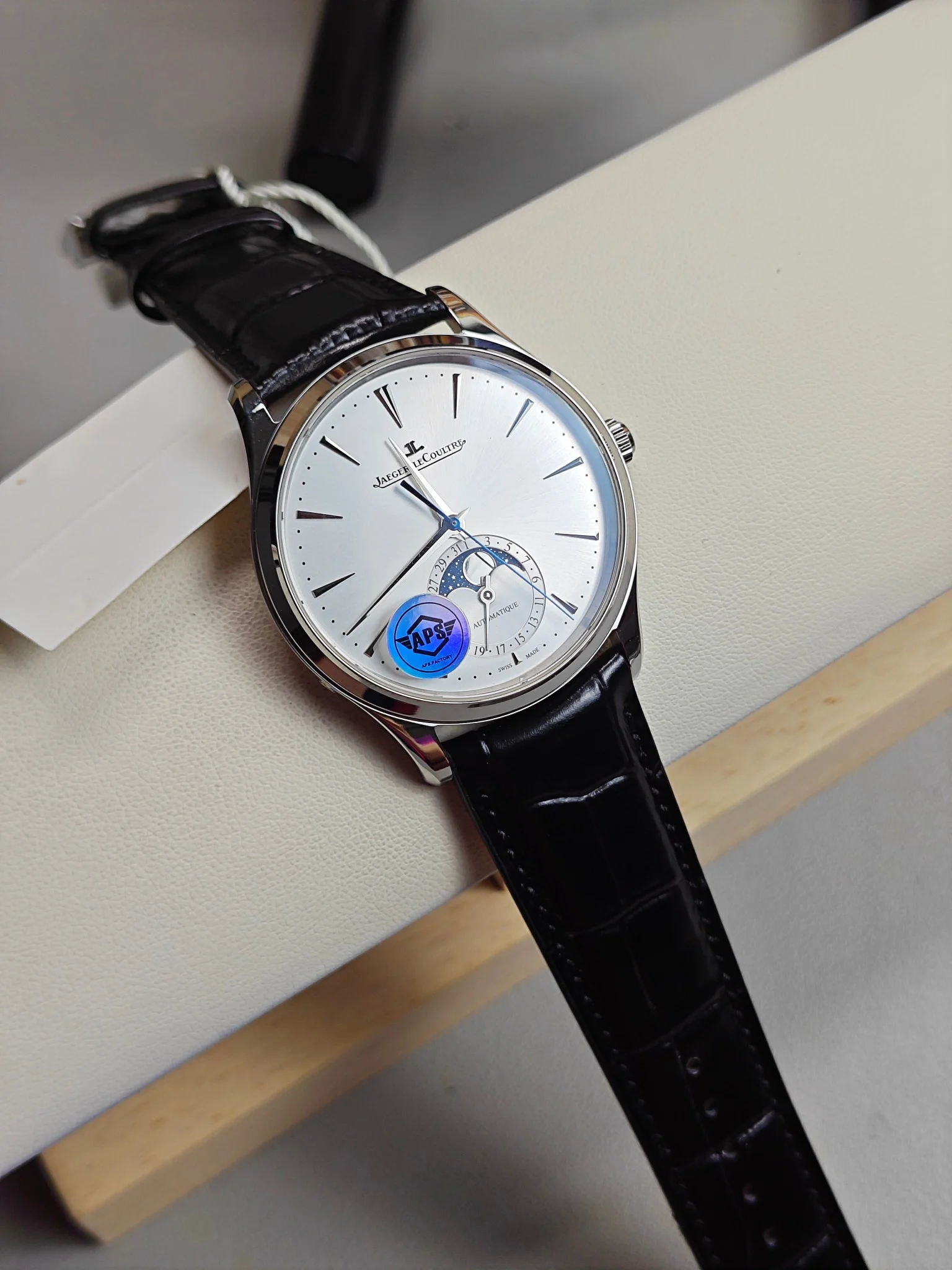 Jaeger-LeCoultre Moon Phase — photographed off the sweep