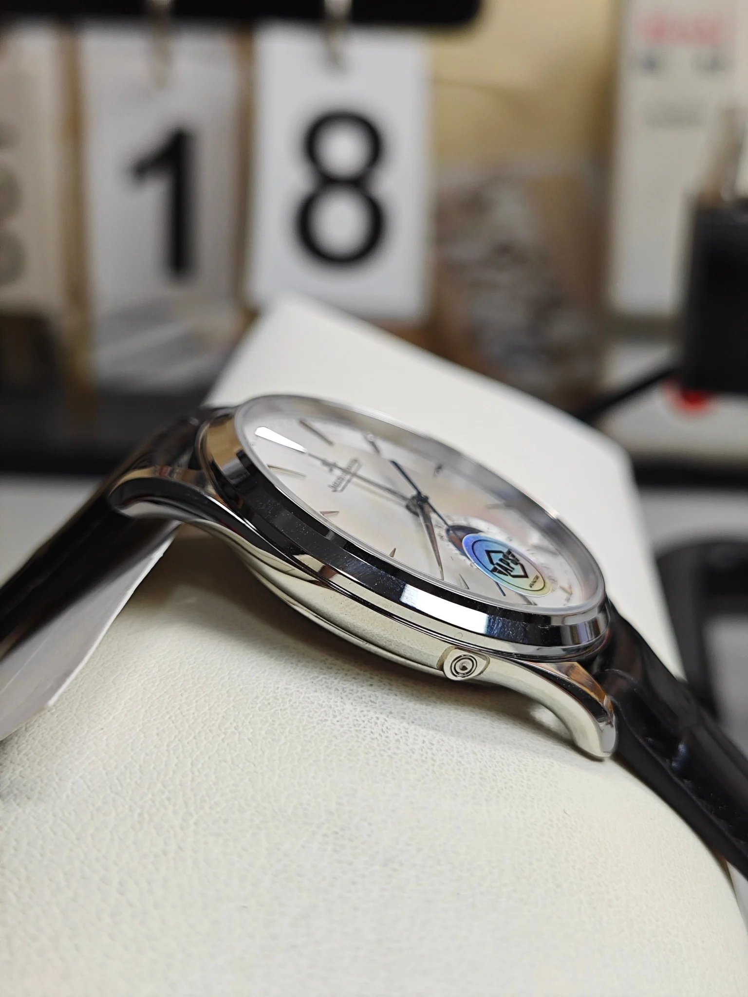 Jaeger-LeCoultre Moon Phase — photographed off the sweep