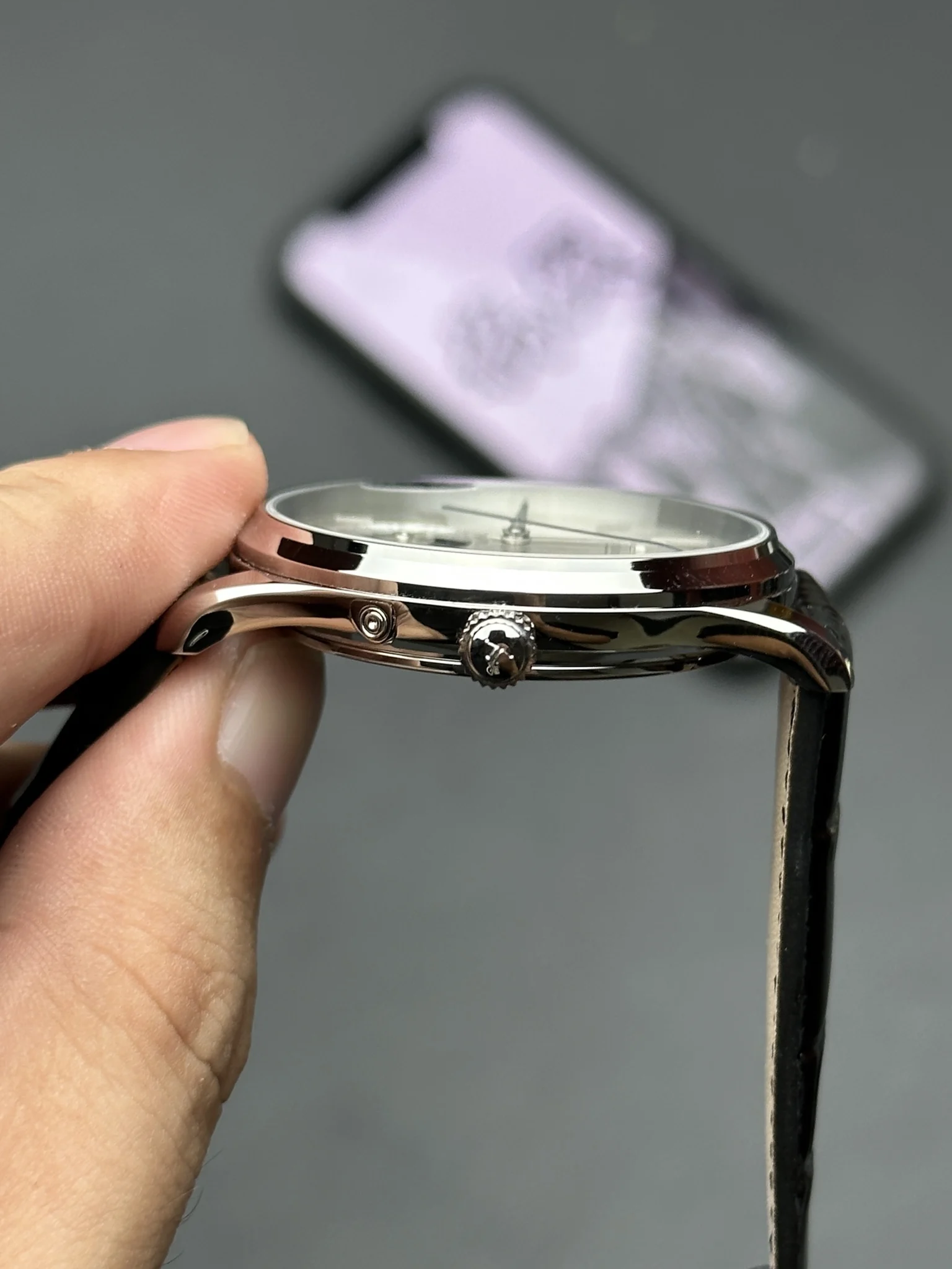 Jaeger-LeCoultre Moon Phase — photographed off the sweep