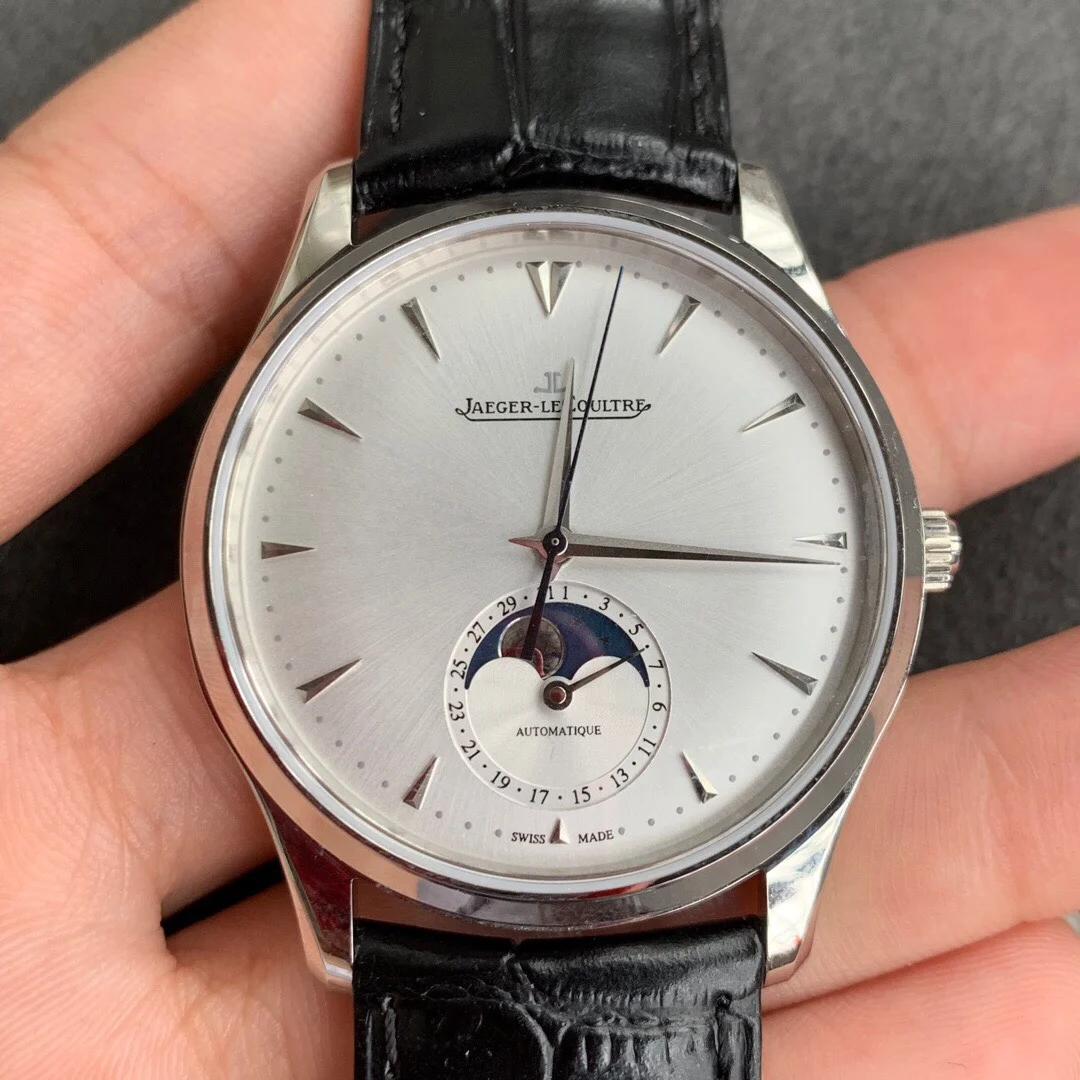 Jaeger-LeCoultre Moon Phase Rose Gold Red Dial 39mm