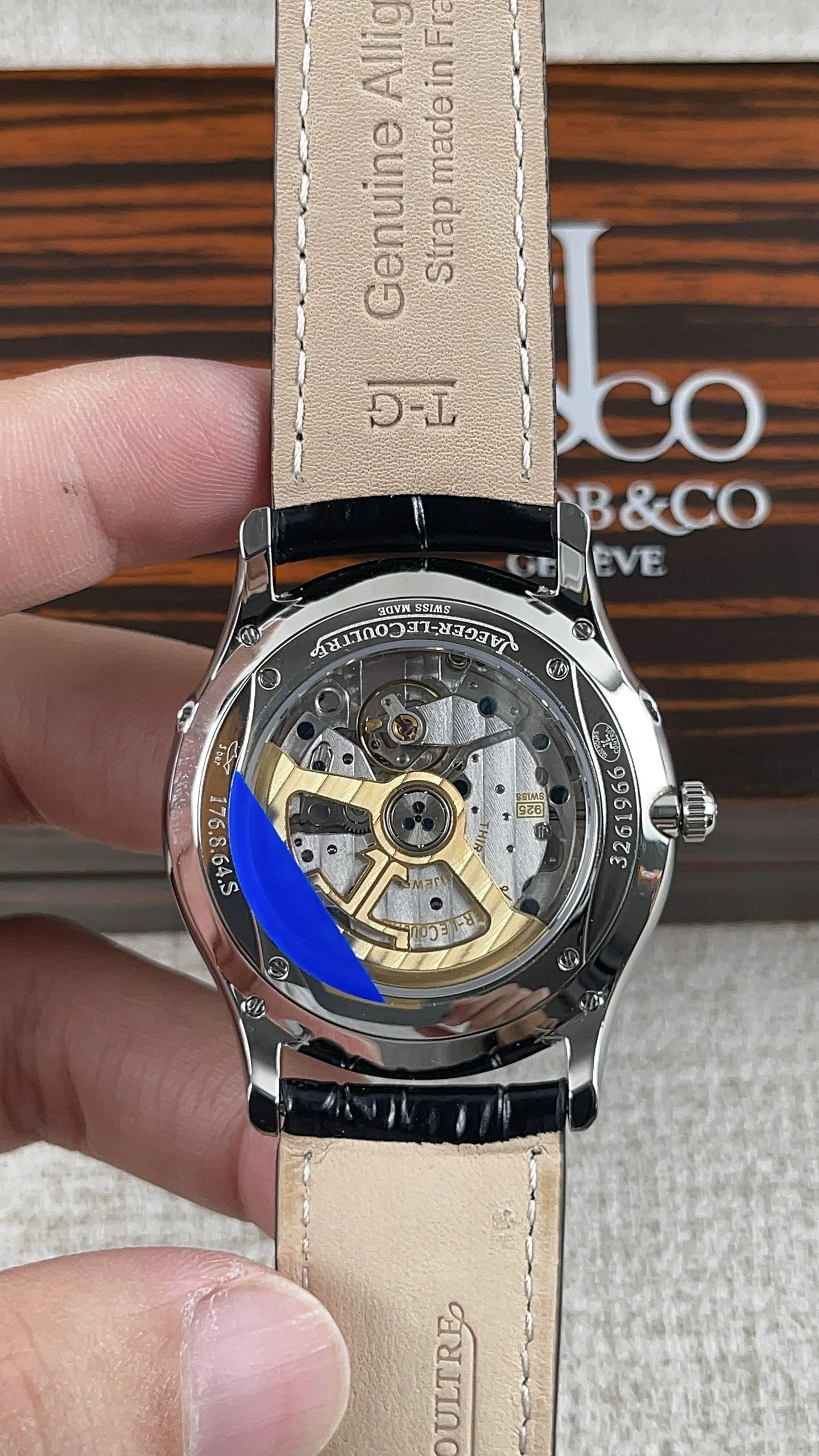 Jaeger-LeCoultre Moon Phase — photographed off the sweep