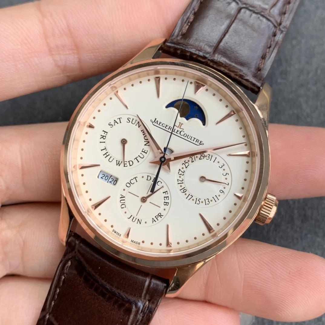 Jaeger-LeCoultre Perpetual Calendar Steel — photographed off the sweep