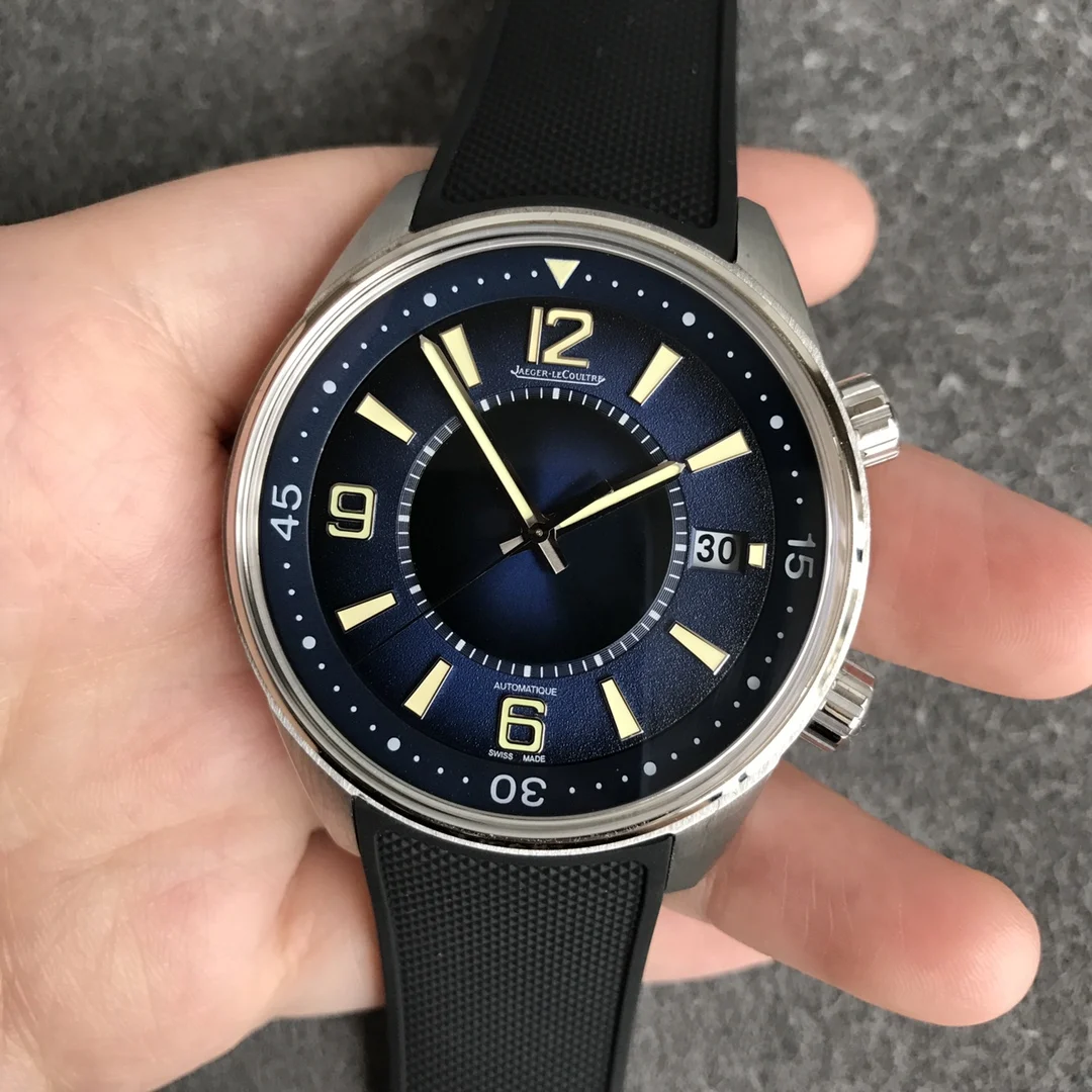 Jaeger-LeCoultre Polaris Steel — photographed off the sweep