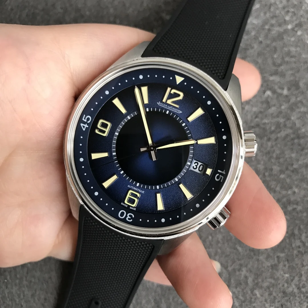 Jaeger-LeCoultre Polaris Steel — photographed off the sweep