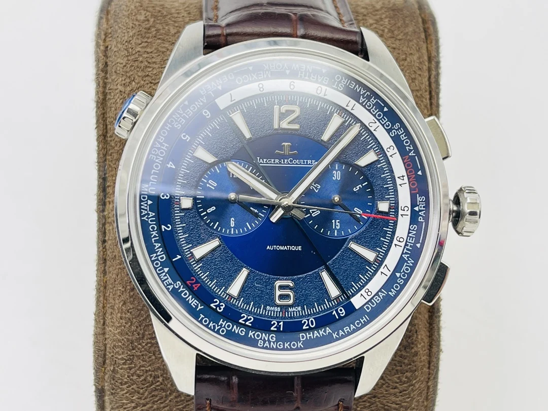 Jaeger-LeCoultre Polaris World Time — photographed off the sweep