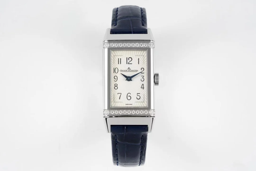 Jaeger-LeCoultre Reverso Steel Red Dial — detail