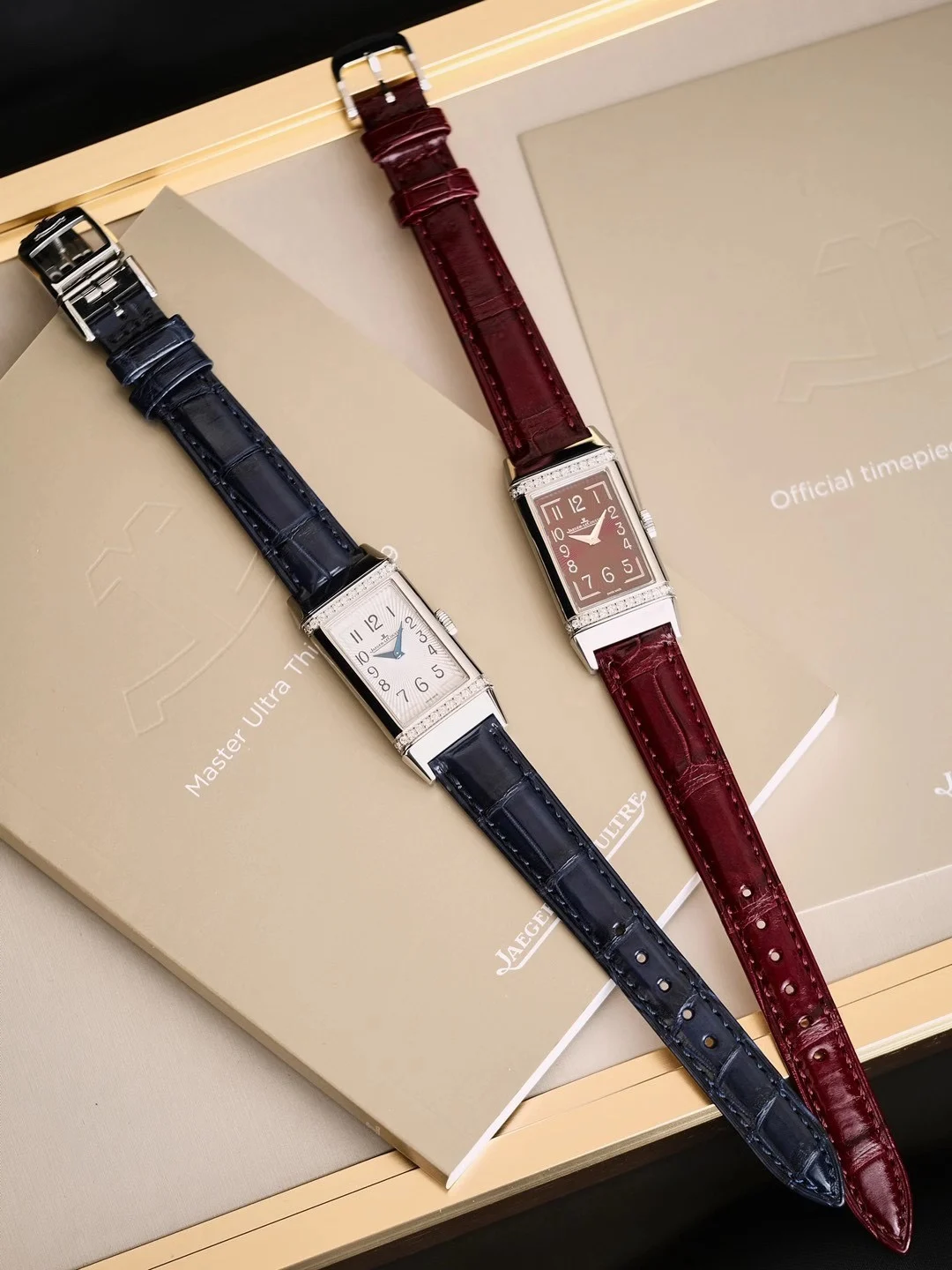 Jaeger-LeCoultre Reverso Steel White Dial — photographed off the sweep